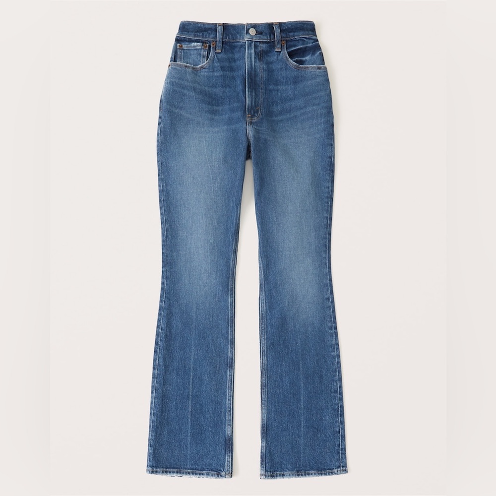 Abercrombie Ultra High Rise Vintage Flare Jean - size 25 short